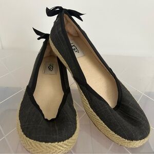 UGG Indah Shearling Corset flats